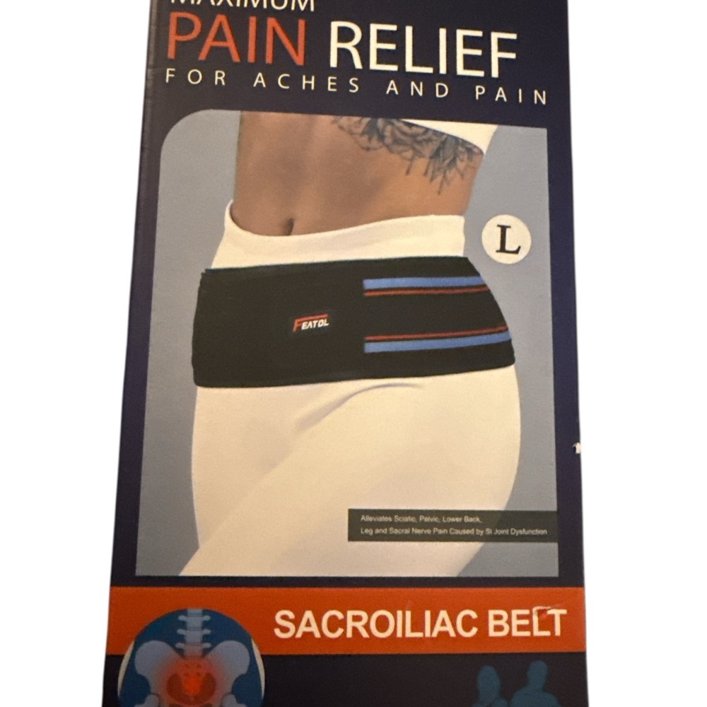 Black Sacroiliac Belt